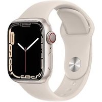 Apple Watch Series 7 41 mm kast van poolster aluminium met poolster sportbandje [wifi + cellular]