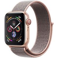 Apple Watch Series 4 40 mm aluminium goud met geweven sportbandje [wifi + cellular] roségoud