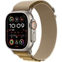 Apple Watch Ultra 2 49 mm titanium kast naturel op Alpine-bandje Medium amandel [Wi-Fi + Cellular]