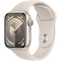 Apple Watch Series 9 41 mm aluminium kast sterrenlicht op sportbandje M/L sterrenlicht [Wi-Fi]