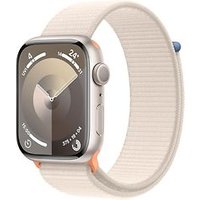 Apple Watch Series 9 45 mm aluminium kast sterrenlicht op solobandje sterrenlicht [Wi-Fi]