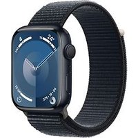 Apple Watch Series 9 45 mm aluminium kast middernacht op solobandje middernacht [Wi-Fi]