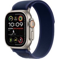 Apple Watch Ultra 2 49 mm titanium kast naturel op Trail-bandje M/L blau [Wi-Fi + Cellular]