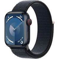 Apple Watch Series 9 41 mm aluminium kast middernacht op solobandje middernacht [Wi-Fi + Cellular]