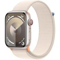 Apple Watch Series 9 45 mm aluminium kast sterrenlicht op solobandje sterrenlicht [Wi-Fi + Cellular]