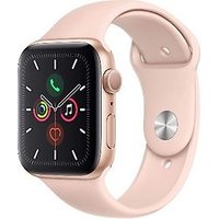 Apple Watch Series 5 44 mm aluminium kast goud op sportbandje lichtroze [wifi]