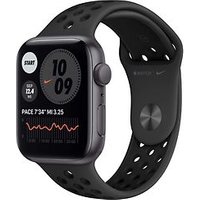 Apple Watch Nike Series 6 44 mm kast van spacegrijs aluminium met grijs/zwart sportbandje van Nike [wifi]