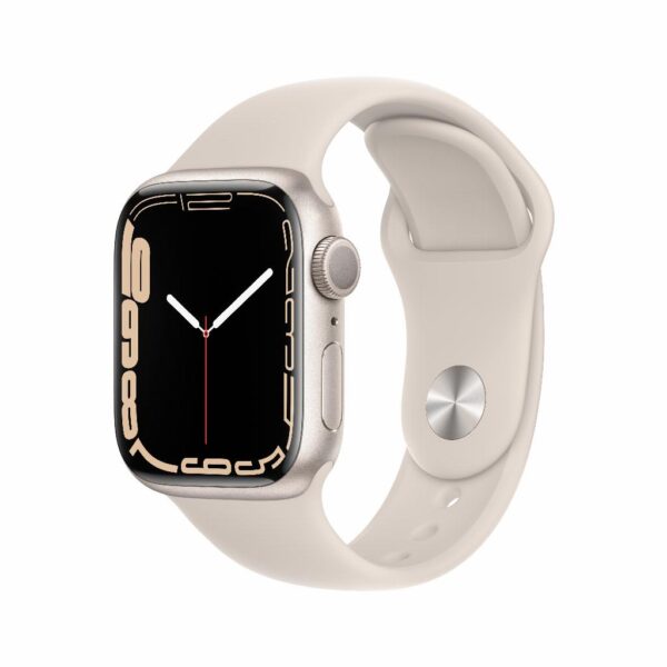 Refurbished Apple Watch Series 7 41mm Wit Zichtbaar gebruikt