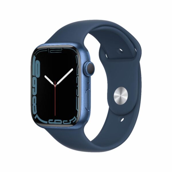 Refurbished Apple Watch Series 7 45mm Blauw Als nieuw