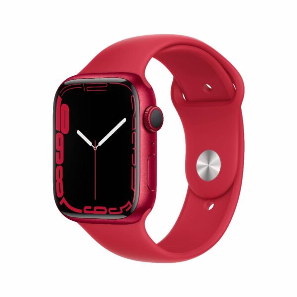 Refurbished Apple Watch Series 7 45mm Rood Zichtbaar gebruikt