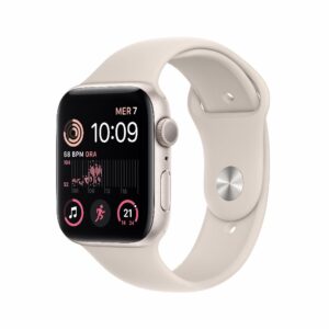 Refurbished Apple Watch SE 2022 GPS 44mm Sterrenlicht Als nieuw