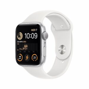 Refurbished Apple Watch SE 2022 GPS 44mm Zilver Als nieuw