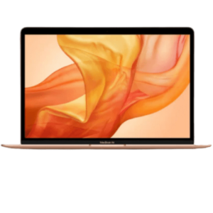 Refurbished MacBook Air 13 inch i5 1.6 9th gen 8 GB 128 GB Goud Licht gebruikt