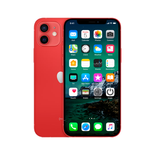 Refurbished iPhone 12 Mini 64 GB Rood Zichtbaar gebruikt