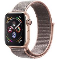 Apple Watch Series 4 40 mm aluminium goud met geweven sportbandje [wifi] roségoud