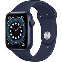 Apple Watch Series 6 44 mm kast van blauwe aluminium met blauw sportbandje [wifi]